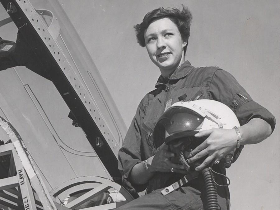 Photo of one of the First Lady Astronaut Trainees