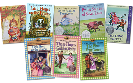 Image of books by Laura Ingalls Wilder